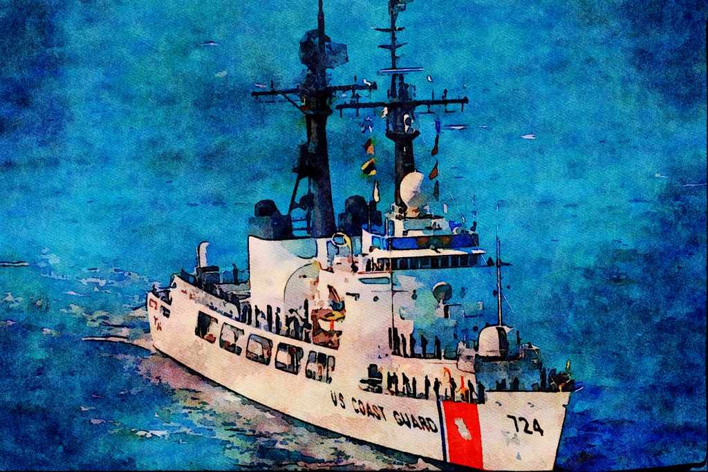 794031 Fleet Week 1995 San Francisco, California, U.S.A. A4 Limited Edition Watercolour Print