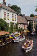 794036 Canal Boat Rides, Brugge, Belgium A4 Photo Print