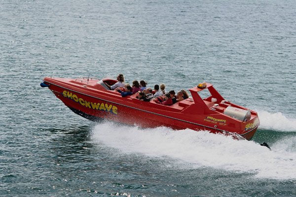 794039 Speedboat shockwave , Bridlington, U.K. A4 Photo Print
