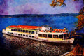 794044 _Berolina_ On The Havel Lake, West Berlin A4 Limited Edition Watercolour Print