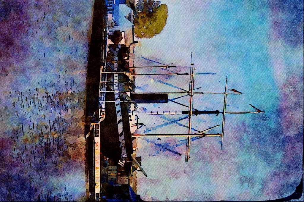 794049 Sailing Ship _Great Britain_ A4 Limited Edition Watercolour Print