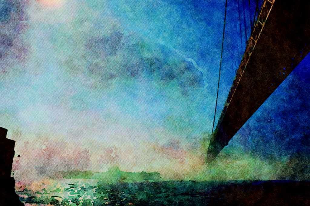 794053 Aircraft Carrier A4 Limited Edition Watercolour Print