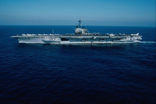 794055 CV 61 Ranger 1986, Aircraft Carrier A4 Photo Print