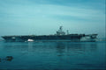 794059 CVN 69 Nuclear Powered Aircraft Carrier, San Diego, California, U.S.A. A4 Photo Print