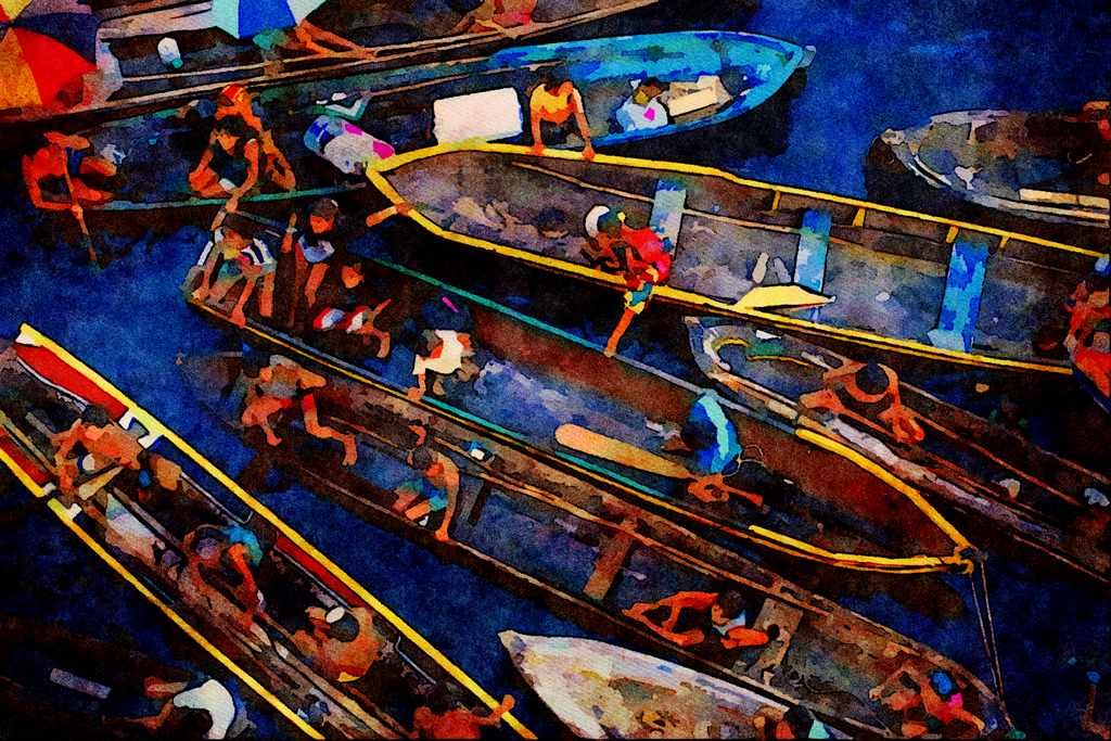 794069 San Blas Islands, Panama A4 Limited Edition Watercolour Print