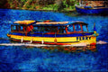 794071 Bristol Water Bus, England A4 Limited Edition Watercolour Print