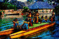 794075 Traditional Hawaiian Dancers A4 Limited Edition Watercolour Print
