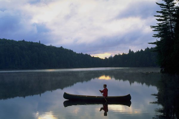 794087 Canoeist A4 Photo Print