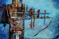 794098 Tall Ship, Weymouth, Malta A4 Limited Edition Watercolour Print