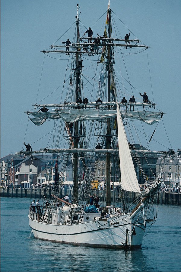 794099 Tall Ship Race, Training Ship Astrid , England A4 Photo Print