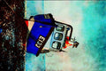 795000 Fishing Boat Beached At Pier A4 Limited Edition Watercolour Print