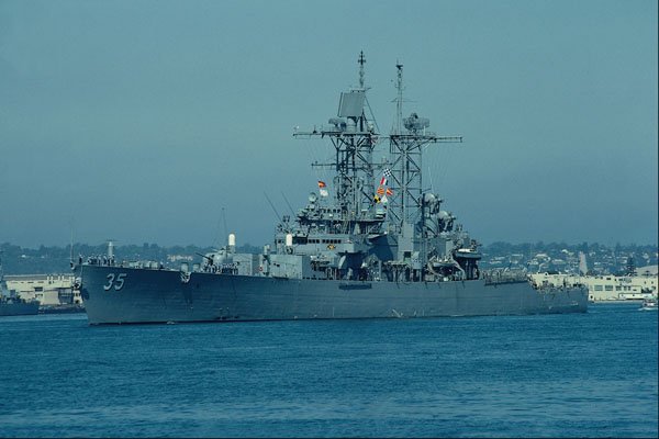 795019 CGN 35 Truxton , Nuclear Powered Cruiser, San Diego, California, U.S.A. A4 Photo Print