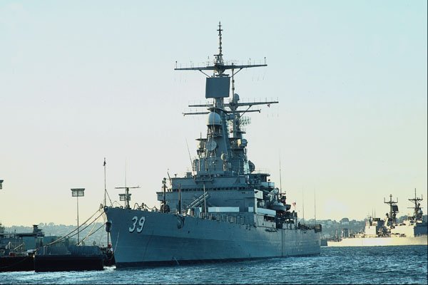 795022 CGN 39 USS Texas , Nuclear Powered Cruiser, San Diego, California, U.S.A. A4 Photo Print