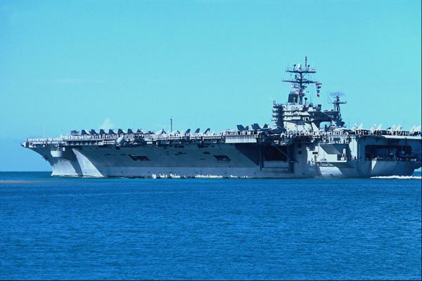 795024 USS Carl Vinson , Nuclear Powered Carrier CV 70 A4 Photo Print