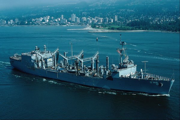 795030 Wabash , United States Navy AOR 5 Fleet Oiler A4 Photo Print