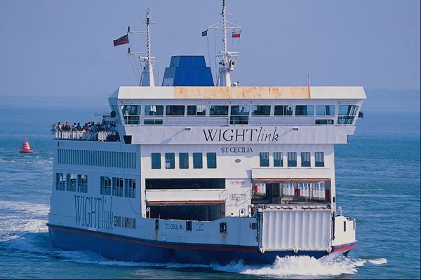 795041 St. Cecilia Ferry, Approaching Portsmouth, England A4 Photo Print