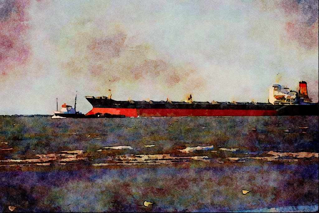 795050 Navigating Deep Water Channel A4 Limited Edition Watercolour Print