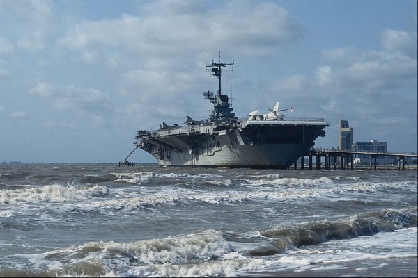795055 USS Lexington Naval Museum A4 Photo Print