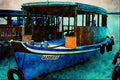 795088 Water Taxi, Maldives A4 Limited Edition Watercolour Print