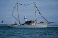 796021 Steam Yacht A4 Photo Print