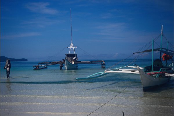 796024 Beach, Boracay Island, Philippines A4 Photo Print