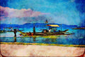 796025 Beach, Boracay Island, Philippines A4 Limited Edition Watercolour Print