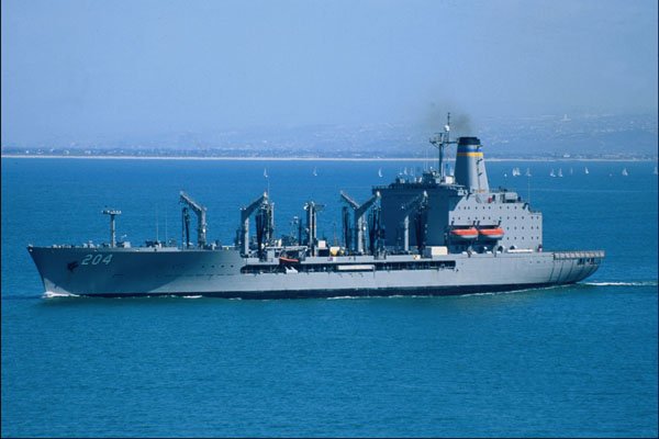 796030 USS Yukon , Sealift Command Oiler A4 Photo Print