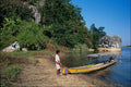 796039 Long Boat, Chiang Rai, Thailand A4 Photo Print