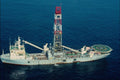 796043 Drilling Ship Performing Exploration Surveys, 2800 Meters Deep A4 Photo Print
