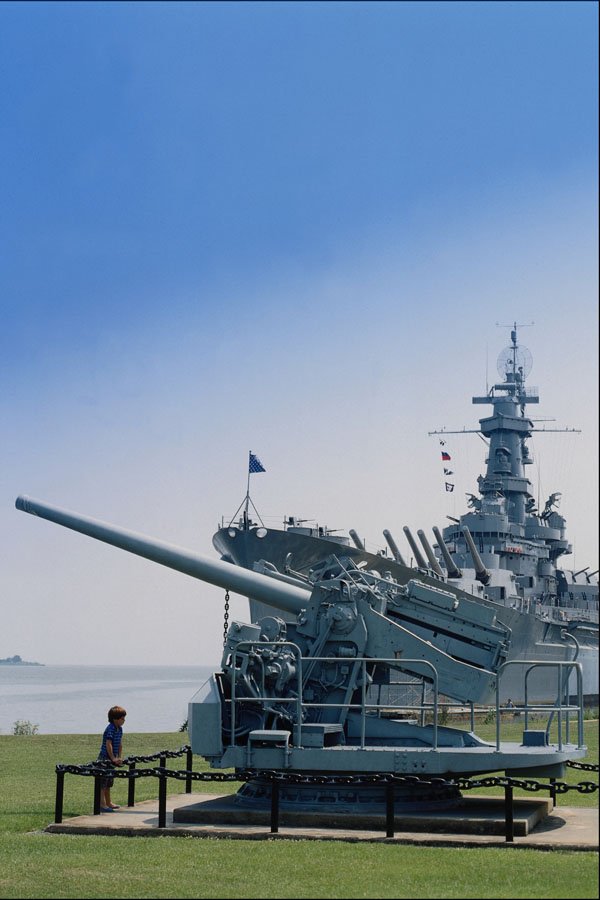 796047 Battleship Alabama, U.S.A. A4 Photo Print