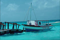 796049 Caribbean Boat A4 Photo Print