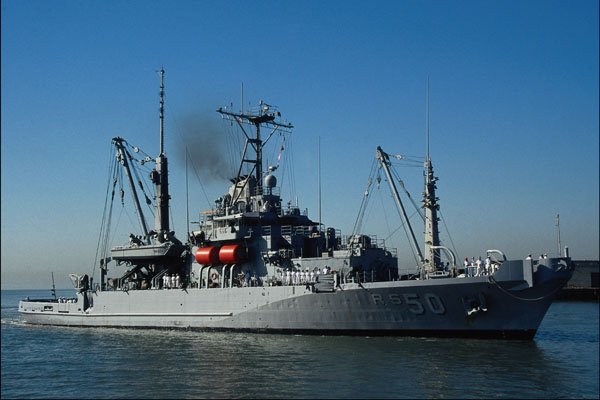 796066 USS Safeguard , Salvage And Repair Ship A4 Photo Print