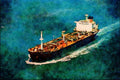 796073 Oil Tanker A4 Limited Edition Watercolour Print