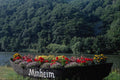 796077 Unused Boat Used As Flower Bed, Mannheim, Germany A4 Photo Print