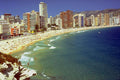 798021 Levante Beach, Benidorm, Spain A4 Photo Print
