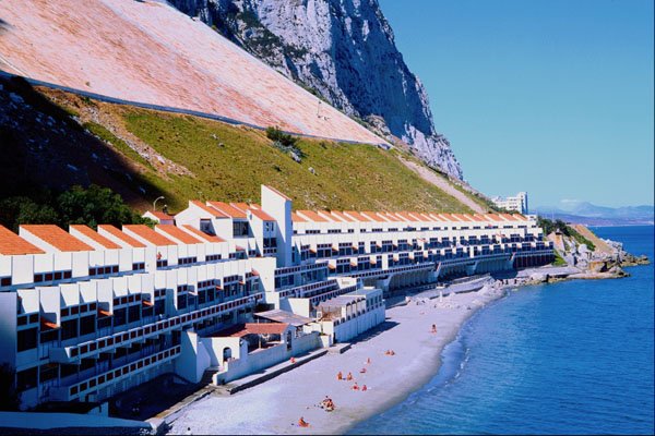 798065 Sandy Bay, Gibraltar, Spain A4 Photo Print