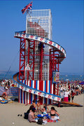 798088 Helter Skelter On Weymouth Beach, England A4 Photo Print