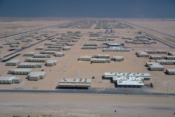 799026 Oil Workers Prefabrication Camp In Saudi Arabia A4 Photo Print