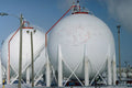 799030 Gas Storage Tanks A4 Photo Print