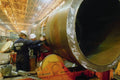 799051 Steel Pipe Being Manufactured A4 Photo Print