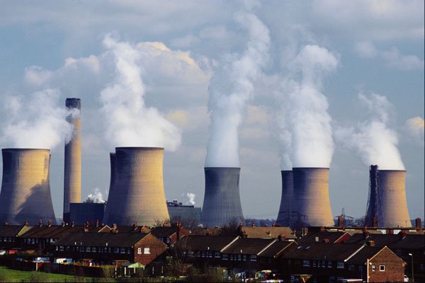799074 Fiddler's Ferry Power Station, Widnes, Cheshire, U.K. A4 Photo Print
