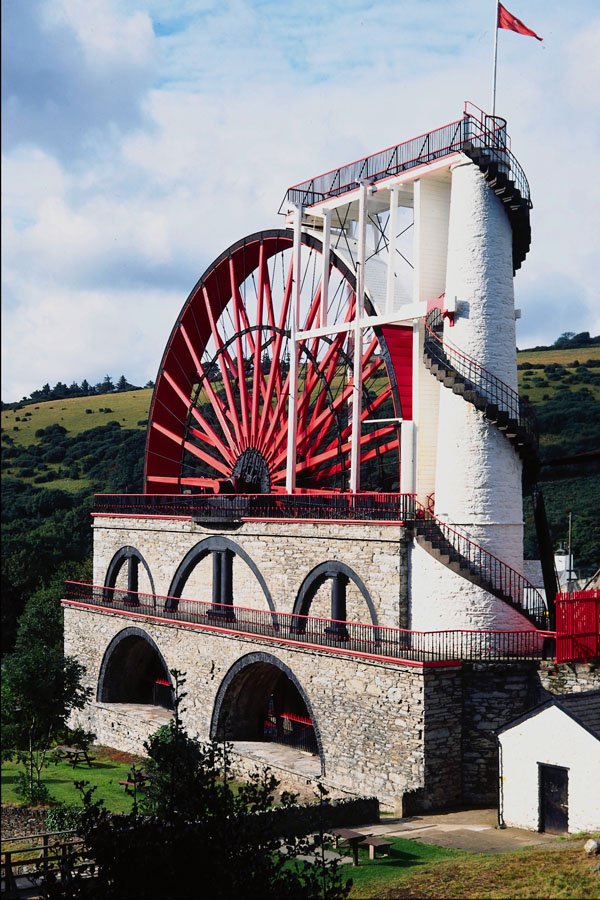 799085 The Laxey Wheel, Mine Water Wheel, Isle Of Man, England A4 Photo Print
