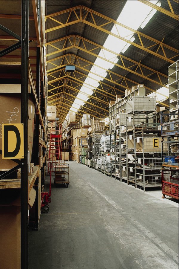 799091 Warehouse Interior A4 Photo Print