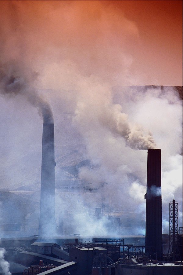 799094 Ore Smelter, Chuquimata Open Pit Copper Mine, Chile A4 Photo Print