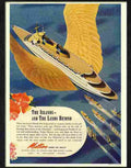 7E matson cruise hawaii travel Advert A4 Photo Print