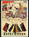 7H interwoven socks Advert A4 Photo Print