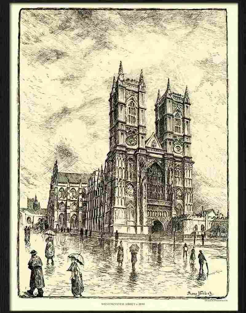 7H westminster abbey london 2 Advert A4 Photo Print
