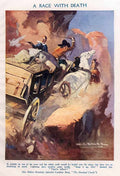7L A Race With Deat Vintage Advert A4 Photo Print