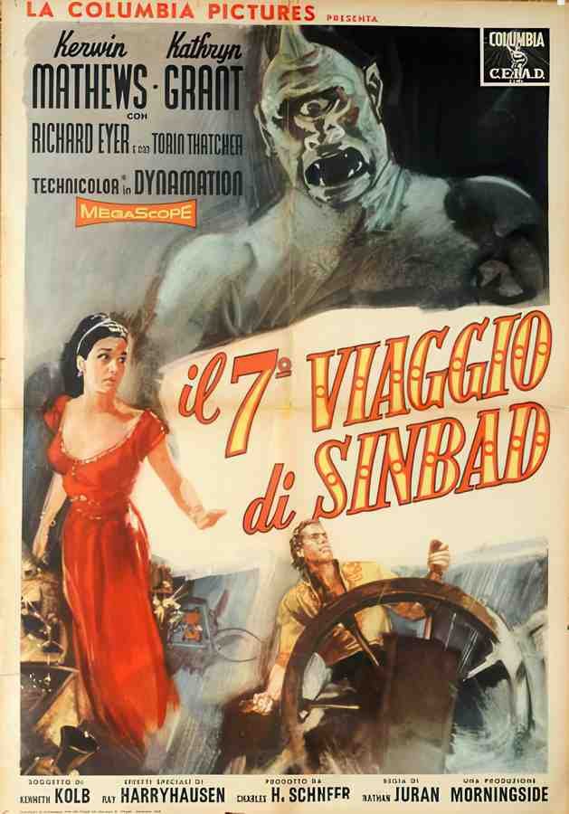 7thVoyageSinbad Vintage Advert A4 Photo Print