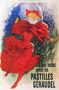 8 Cheret Pastilles Vintage Advert A4 Photo Print